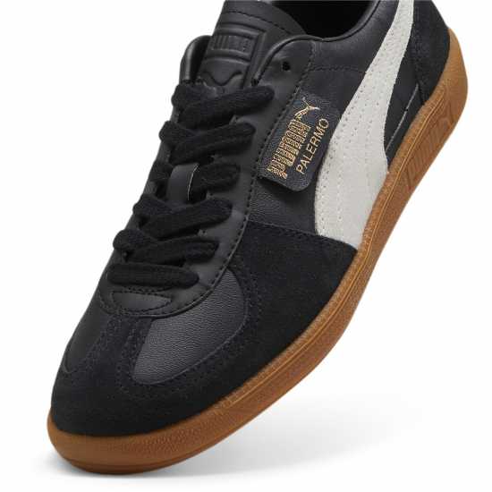 Puma Мъжки Маратонки Palermo Womens Trainers Черно/Бяло/Гума Puma Мъжки Маратонки Palermo Womens Trainers Черно/Бяло/Гума