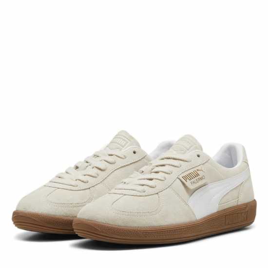 Puma Мъжки Маратонки Palermo Womens Trainers Алпийска сняг Puma Мъжки Маратонки Palermo Womens Trainers Алпийска сняг
