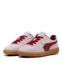 Puma Мъжки Маратонки Palermo Womens Trainers Розово/Червено/Гума 