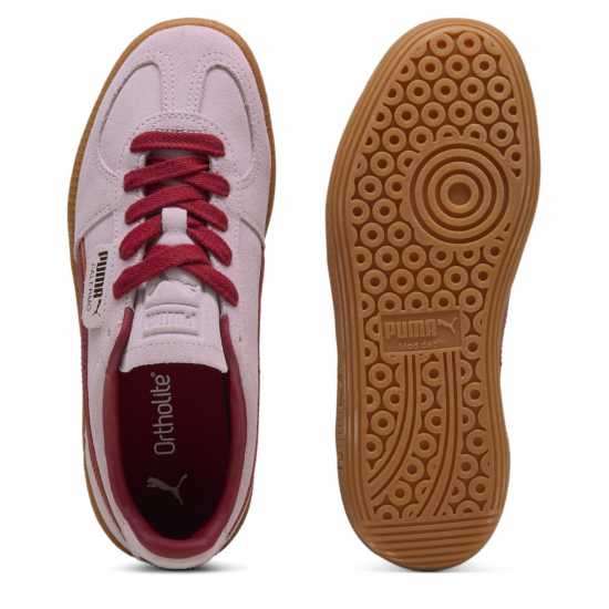 Puma Мъжки Маратонки Palermo Womens Trainers Розово/Червено/Гума Puma Мъжки Маратонки Palermo Womens Trainers Розово/Червено/Гума