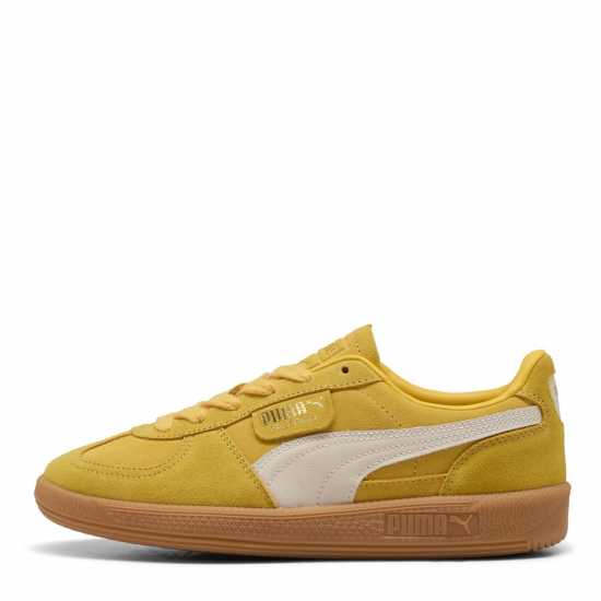Puma Мъжки Маратонки Palermo Womens Trainers Жълто/Бяло/Гума 
