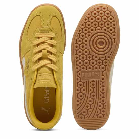 Puma Мъжки Маратонки Palermo Womens Trainers Жълто/Бяло/Гума 