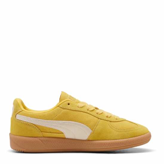 Puma Мъжки Маратонки Palermo Womens Trainers Жълто/Бяло/Гума 