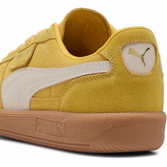 Puma Мъжки Маратонки Palermo Womens Trainers Жълто/Бяло/Гума 
