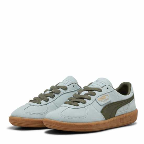 Puma Мъжки Маратонки Palermo Womens Trainers Зелено/Гума 