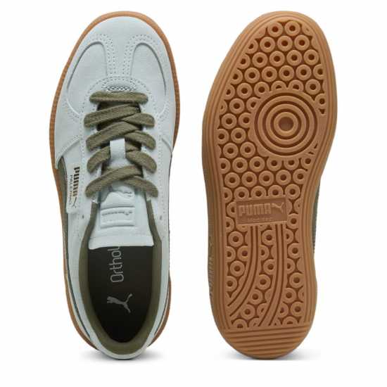 Puma Мъжки Маратонки Palermo Womens Trainers Зелено/Гума 