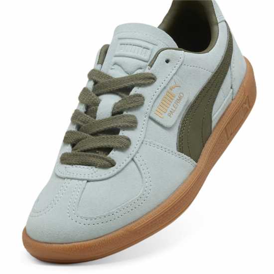 Puma Мъжки Маратонки Palermo Womens Trainers Зелено/Гума 