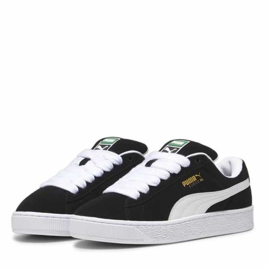 Puma Мъжки Маратонки Suede Xl Womens Trainers Черно/Бяло Дамски маратонки