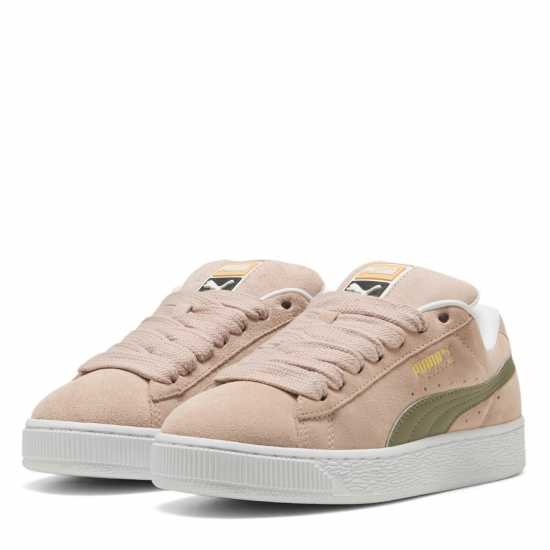 Puma Мъжки Маратонки Suede Xl Womens Trainers Розово/Бяло Дамски маратонки