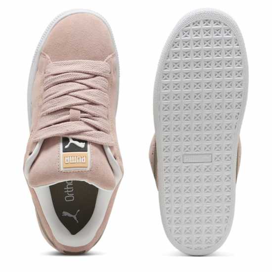Puma Мъжки Маратонки Suede Xl Womens Trainers Розово/Бяло Дамски маратонки