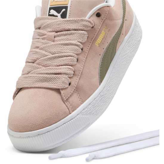 Puma Мъжки Маратонки Suede Xl Womens Trainers Розово/Бяло Дамски маратонки
