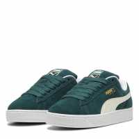 Puma Мъжки Маратонки Suede Xl Womens Trainers Зелено/Бяло Дамски маратонки