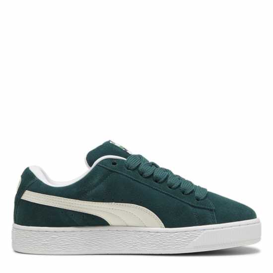 Puma Мъжки Маратонки Suede Xl Womens Trainers Зелено/Бяло Дамски маратонки