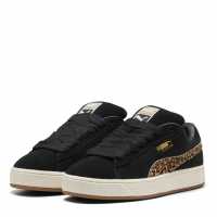 Puma Мъжки Маратонки Suede Xl Womens Trainers Black/Leopard Дамски маратонки