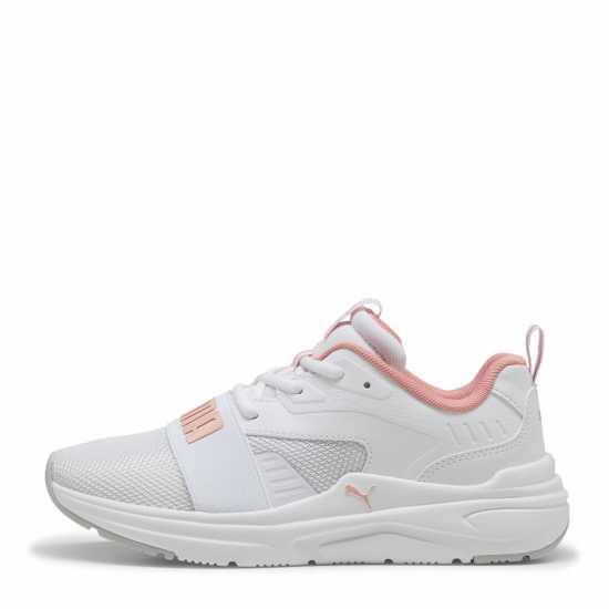 Puma Ниски Спортни Обувки Wired 2 Low Top Trainers Womens Бяло/Розово 
