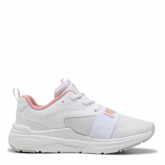 Puma Ниски Спортни Обувки Wired 2 Low Top Trainers Womens Бяло/Розово 
