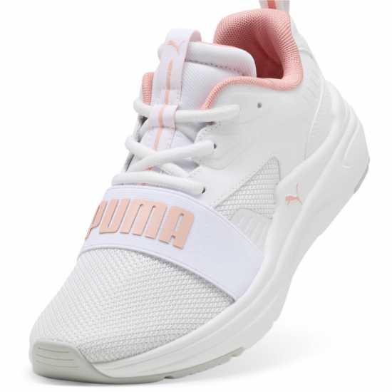 Puma Ниски Спортни Обувки Wired 2 Low Top Trainers Womens Бяло/Розово 