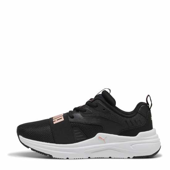 Puma Ниски Спортни Обувки Wired 2 Low Top Trainers Womens Черно/Розово 