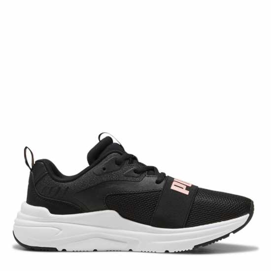 Puma Ниски Спортни Обувки Wired 2 Low Top Trainers Womens Черно/Розово 