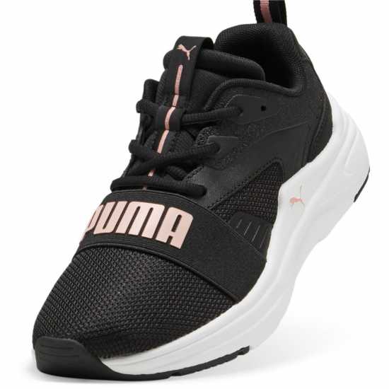 Puma Ниски Спортни Обувки Wired 2 Low Top Trainers Womens Черно/Розово 