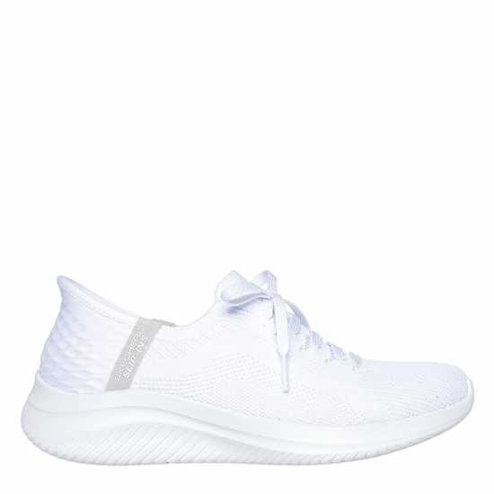 Skechers Slip On Runners Бял/Светло сив 