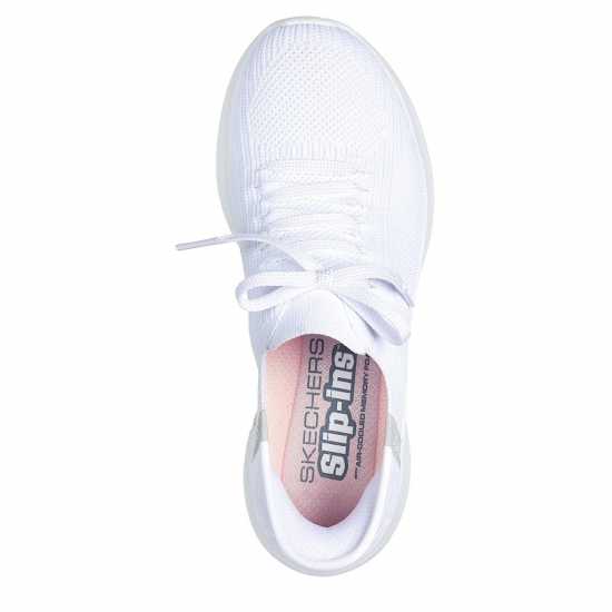 Skechers Slip On Runners Бял/Светло сив 