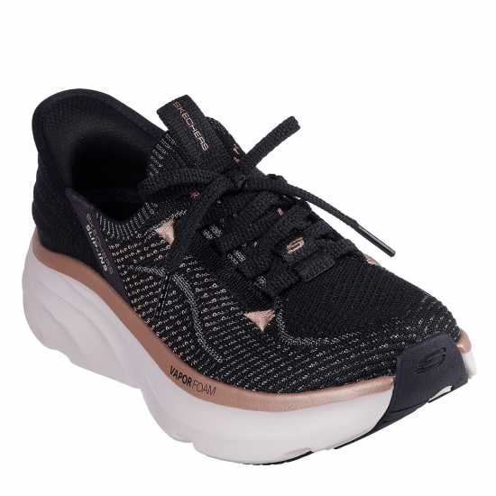 Skechers D Lux Vapor Runners Черно/розово злато 