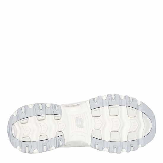 Skechers D Lites-Smooth Nostalgia Low-Top Trainers Womens Сиво/Натурален Дамски маратонки