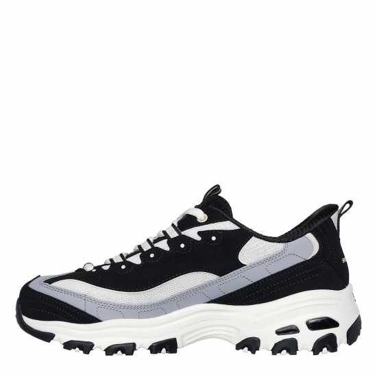 Дамски маратонки Skechers D Lites-Smooth Nostalgia Low-Top Trainers Womens Черно/Бяло Skechers D Lites-Smooth Nostalgia Low-Top Trainers Womens Черно/Бяло Дамски маратонки