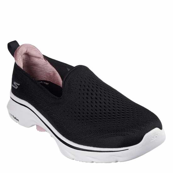 Skechers Мъжки Маратонки Hyper Womens Trainers Черно/Розово 