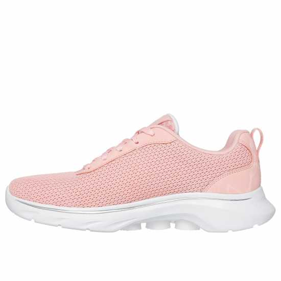 Skechers Athletic Mesh Lace Up Slip On Runners Womens Прасковен Текс/Тр Skechers Athletic Mesh Lace Up Slip On Runners Womens Прасковен Текс/Тр