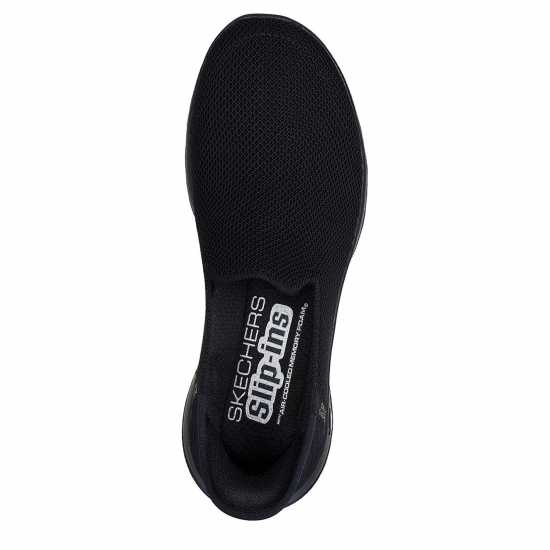 Skechers Go Walk Joy Vela Slip On Runners Womens Черно 
