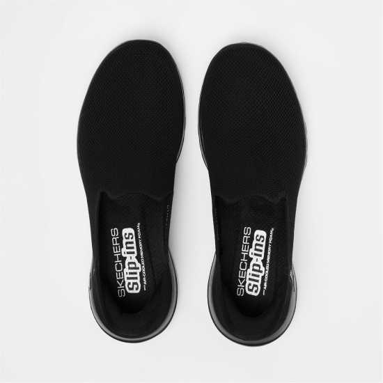 Skechers Go Walk Joy Vela Slip On Runners Womens Черно 