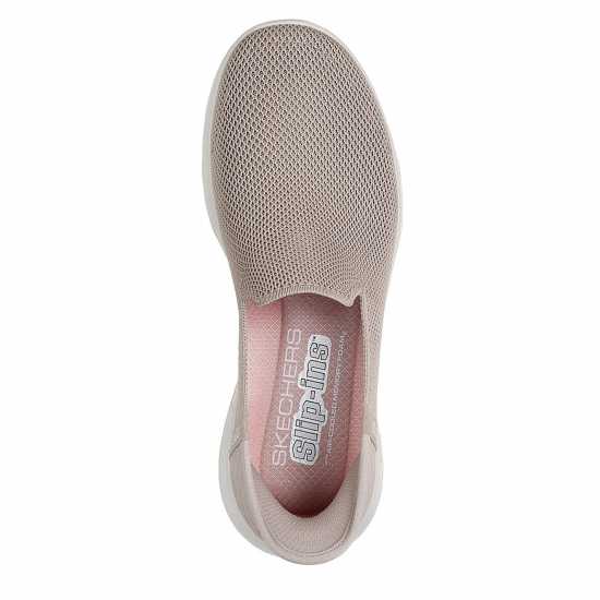 Skechers Go Walk Joy Vela Slip On Runners Womens Тоуп Skechers Go Walk Joy Vela Slip On Runners Womens Тоуп