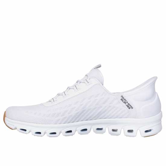 Skechers Мъжки Маратонки Slip In Glide Step Tranq Womens Trainers Бяло/Гума Дамски маратонки