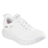 Skechers Engineered Knit Bungee Slip-Ins Runners Womens Бяло Дамски маратонки