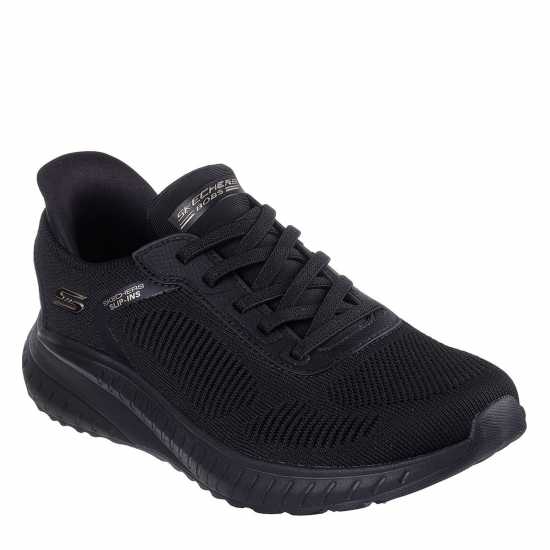 Skechers Engineered Knit Bungee Slip-Ins Runners Womens Трикратно черно Дамски маратонки