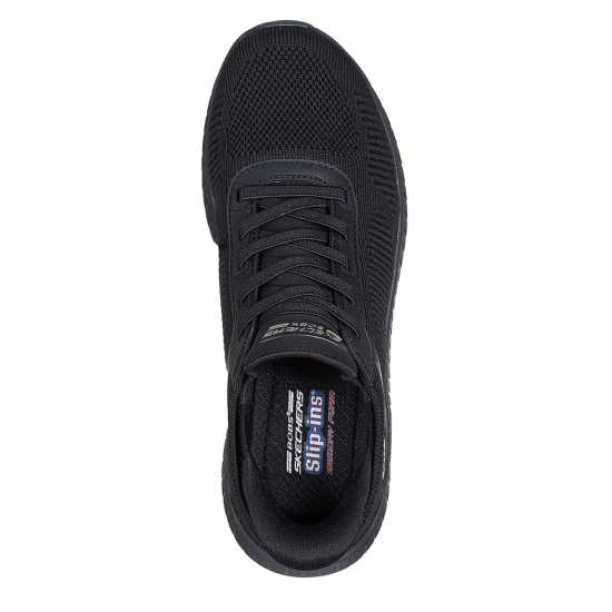 Skechers Engineered Knit Bungee Slip-Ins Runners Womens Трикратно черно Дамски маратонки