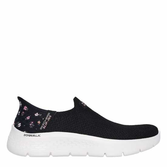 Дамски маратонки Skechers Go Walk Flex - Sunset Rose Slip On Runners Womens Черно/Розов цветен Skechers Go Walk Flex - Sunset Rose Slip On Runners Womens Черно/Розов цветен Дамски маратонки