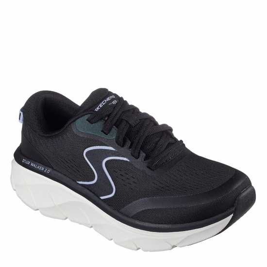 Skechers D'Lux Walker 2.0 Active Pace Runners Womens Черен М/Син/Лв Тр Дамски маратонки