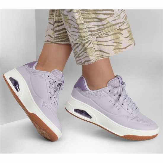 Дамски маратонки Skechers Маратонки Uno Court Trainers Womens Лв Длтх/Ппл Тр Skechers Маратонки Uno Court Trainers Womens Лв Длтх/Ппл Тр Дамски маратонки