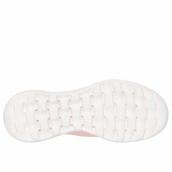 Skechers Мъжки Маратонки Slipin Womens Trainers Прасковен Текс/Тр Дамски маратонки