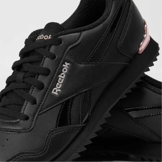 Reebok Дамски Маратонки Royal Glide Ripple Clip Ladies Trainers Triple Black Reebok Дамски Маратонки Royal Glide Ripple Clip Ladies Trainers Triple Black