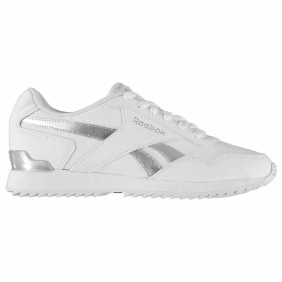 Дамски маратонки Reebok Дамски Маратонки Royal Glide Ripple Clip Ladies Trainers Бяло/сребро Reebok Дамски Маратонки Royal Glide Ripple Clip Ladies Trainers Бяло/сребро Дамски маратонки