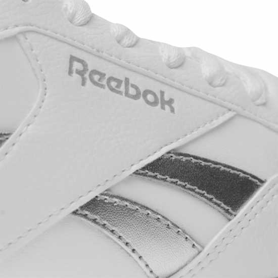 Дамски маратонки Reebok Дамски Маратонки Royal Glide Ripple Clip Ladies Trainers Бяло/сребро Reebok Дамски Маратонки Royal Glide Ripple Clip Ladies Trainers Бяло/сребро Дамски маратонки