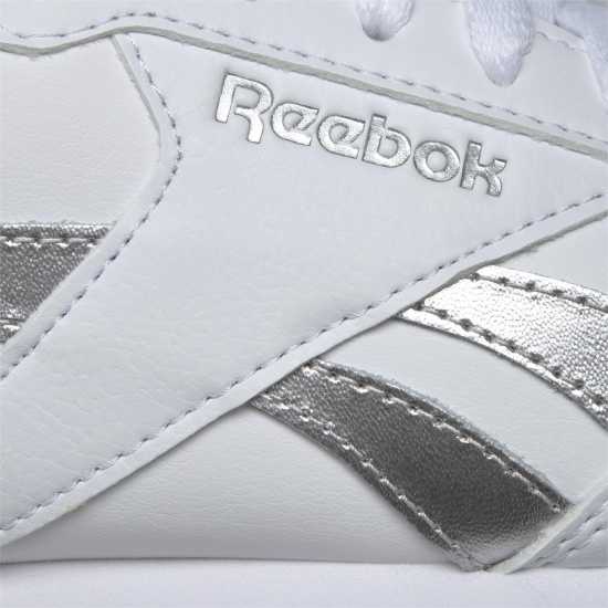 Дамски маратонки Reebok Дамски Маратонки Royal Glide Ripple Clip Ladies Trainers Бяло/сребро Reebok Дамски Маратонки Royal Glide Ripple Clip Ladies Trainers Бяло/сребро Дамски маратонки