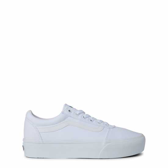 Vans Women's Ward Platform Canvas Trainers  