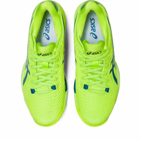 Asics Мъжки Маратонки За Тенис Solution Speed Ff 2 Womens Tennis Shoes Green/Blue Дамски маратонки