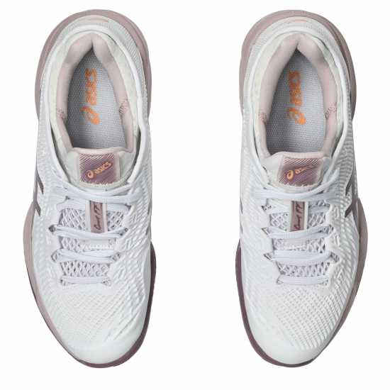 Asics Court Ff 3 Clay Tennis Shoes Womens Бяло/Розово Дамски маратонки