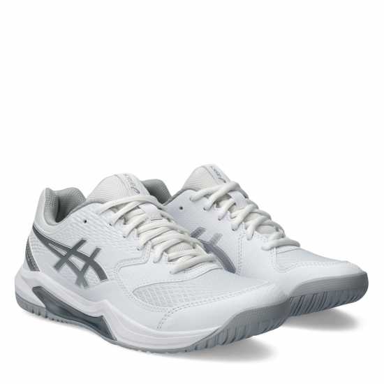 Asics Gel-Dedicate 8 Tennis Shoes Womens Бяло/сребро Дамски маратонки